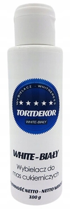 Tekuté barvivo Tortdekor 100 g 1 ks bílé