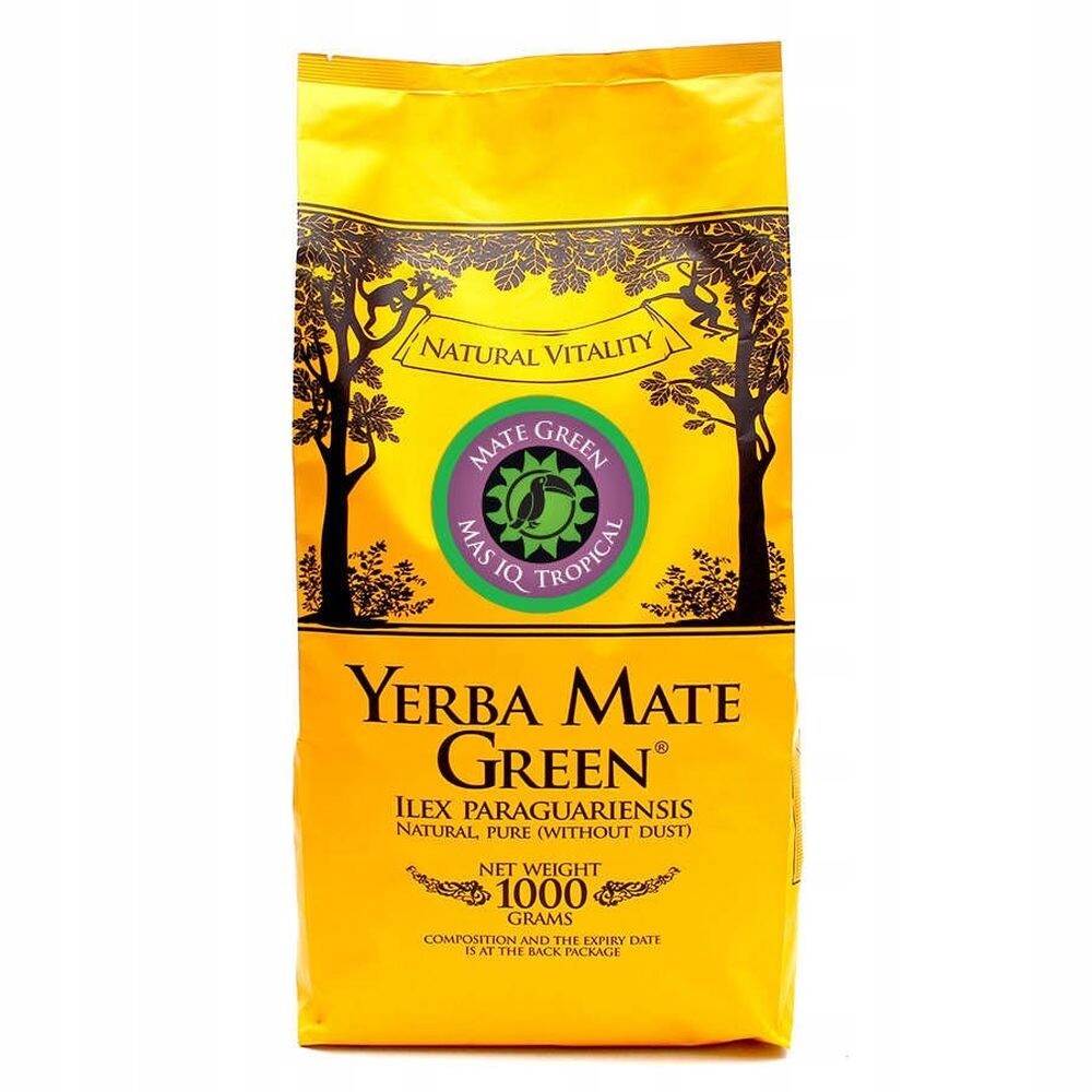 Yerba Mate Green Mas Iq Tropical 1 kg despalada