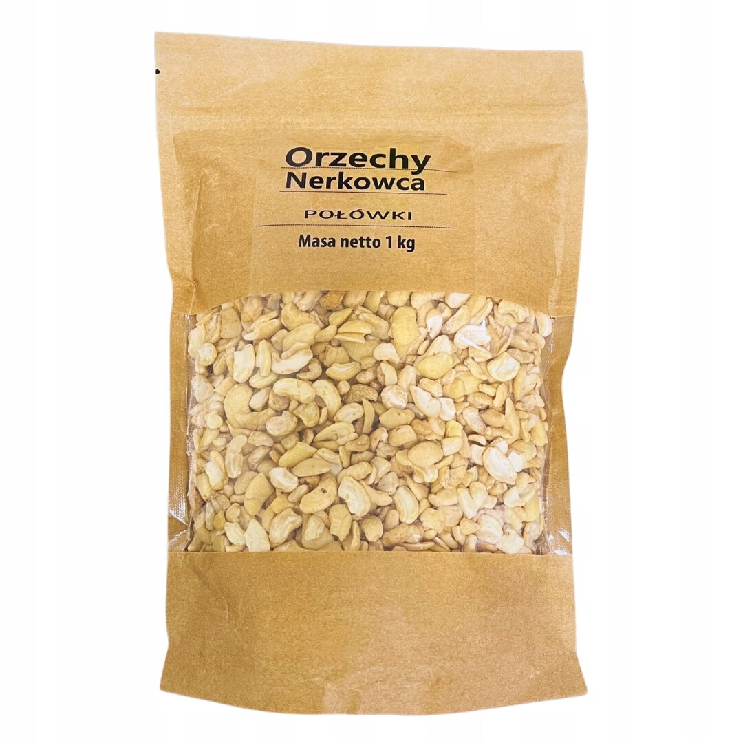 Kešu ořechy kousky 1 kg 1000g Přírodní Chutné Kešu