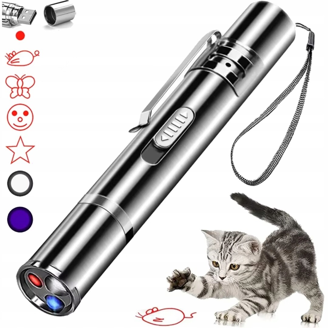 Woofy pro kočky Laser Profesionální Laserová Pro Kočky Hračka Výkonné 3V1