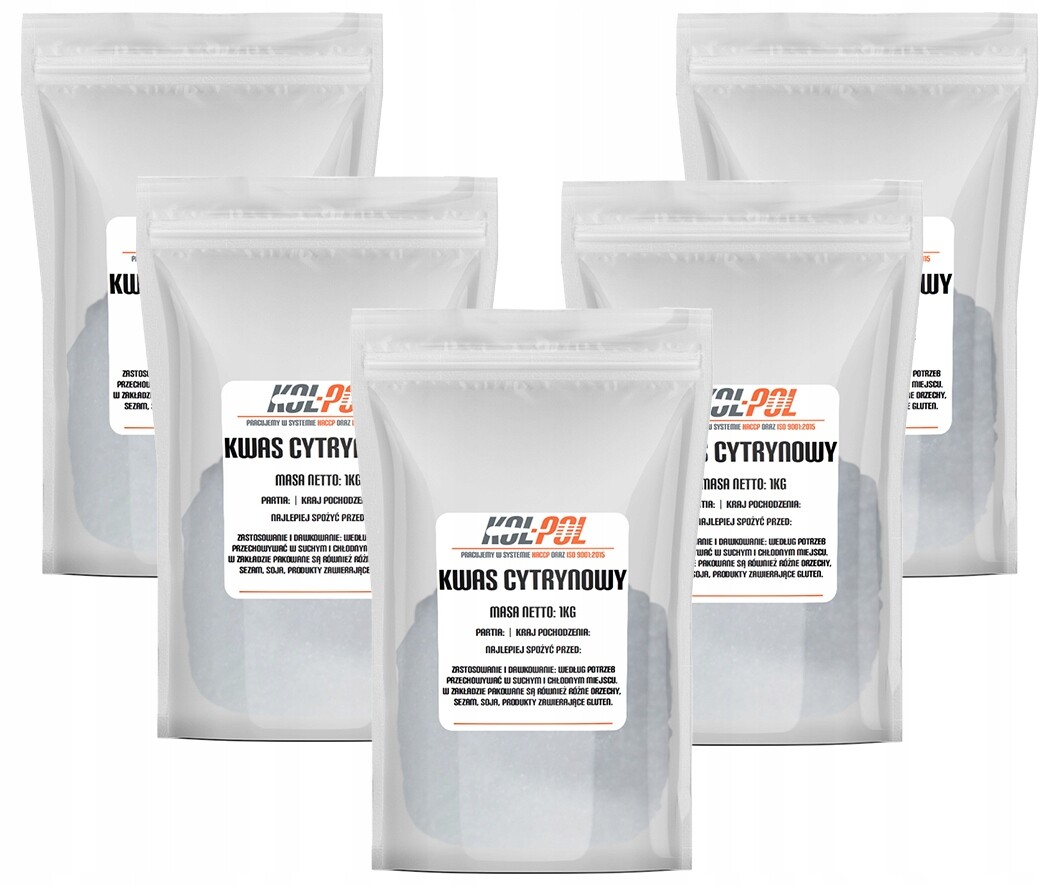 Kyselina Citrónová 5kg Kyselina citronová potravinářská čistá E330