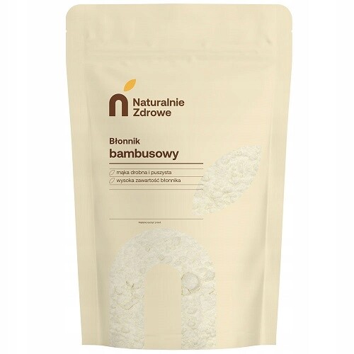 Naturalnie Zdrowe Vláknina bambusová vláknina keto bambusová mouka 500 g