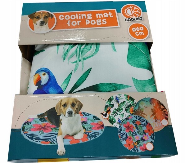 Chladící Podložka Na Horké Dny Gelovaná Pro Psa 60 cm Ochrana Před Horkem