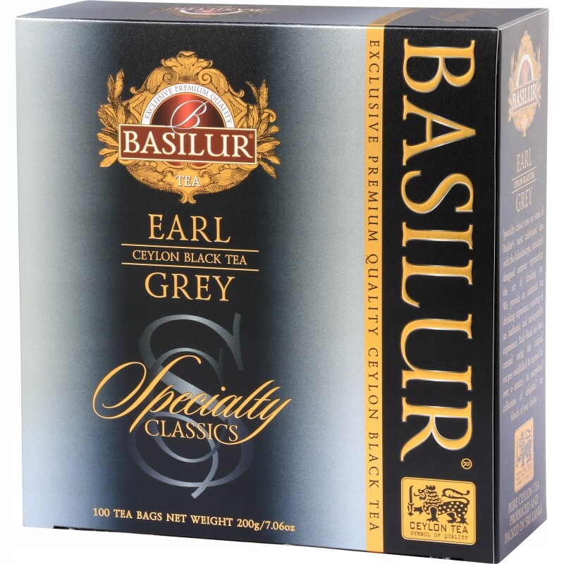 Černý čaj Basilur Earl Grey Černý instantní čaj 200 g