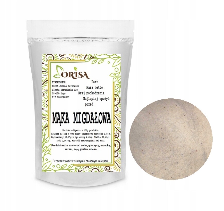 Mandlová mouka Orisa 1000 g