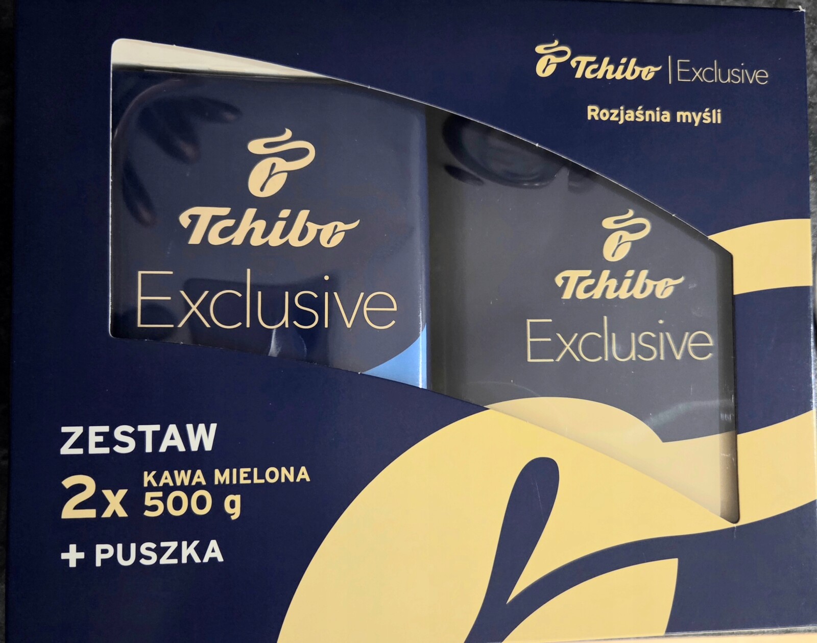 Sada 2 x Tchibo Exclusive Medium Roast & Original mletá plechovka 500 g