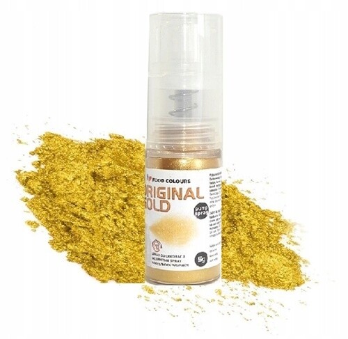 Barvivo ve spreji Elhandel 5 g 6 ml 1 ks zlaté