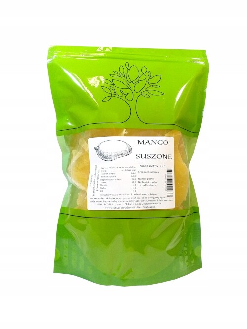 Mango Sušené Plátky 1 kg Ecobi