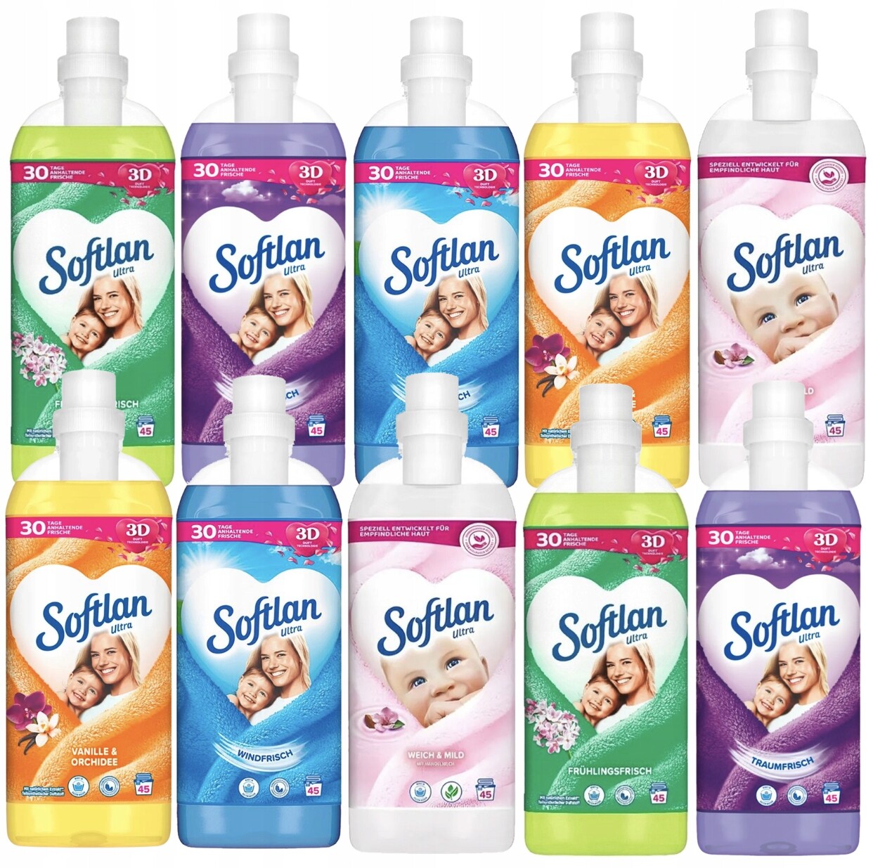 Softlan Sada XXXL 10X Tekutá Aviváž 1L Originální De