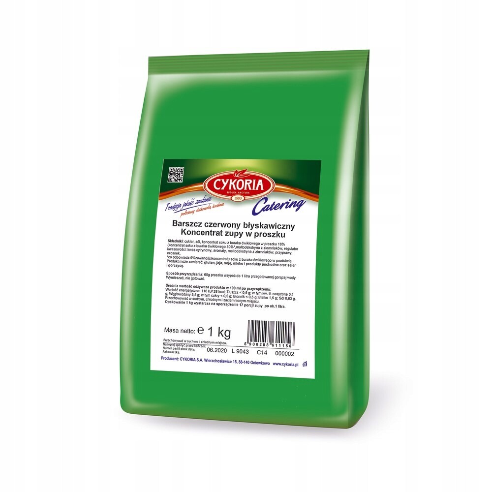 2x Červený boršč instantní Cykoria 1 kg