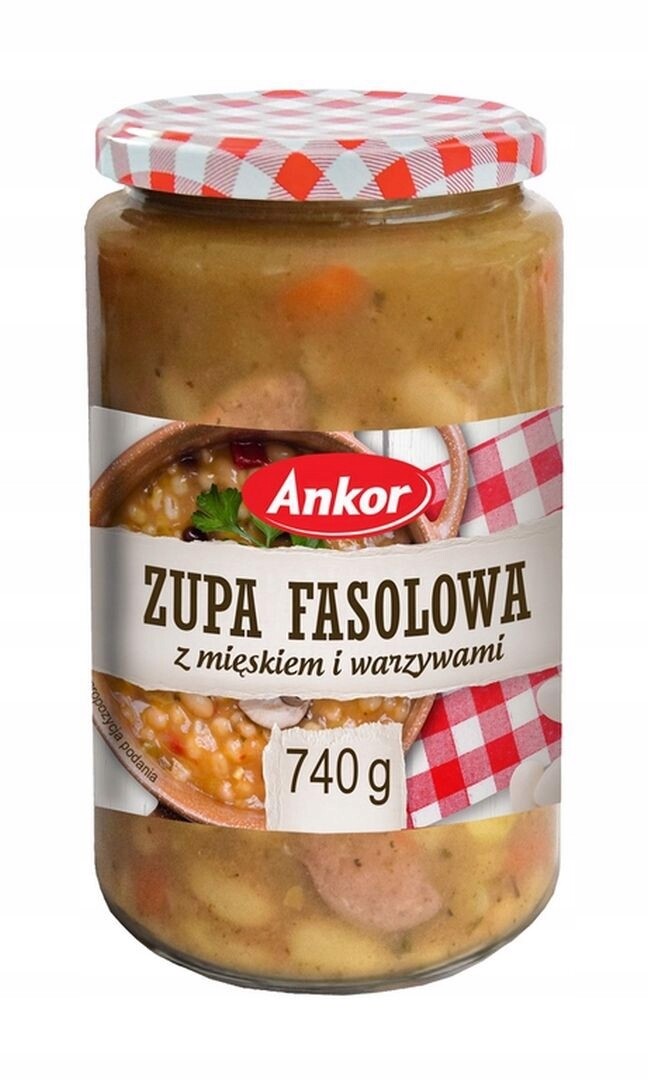 4x Ankor fazolová polévka s masem a zeleninou 700 g