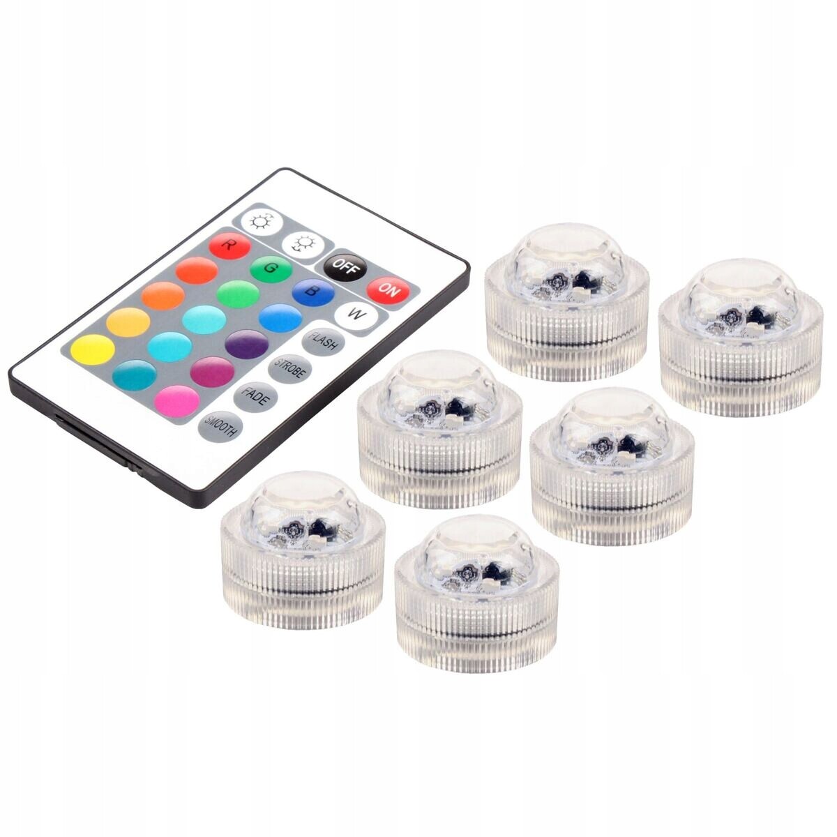 Led Rc Light 6 ponorná světla balení 1 sada