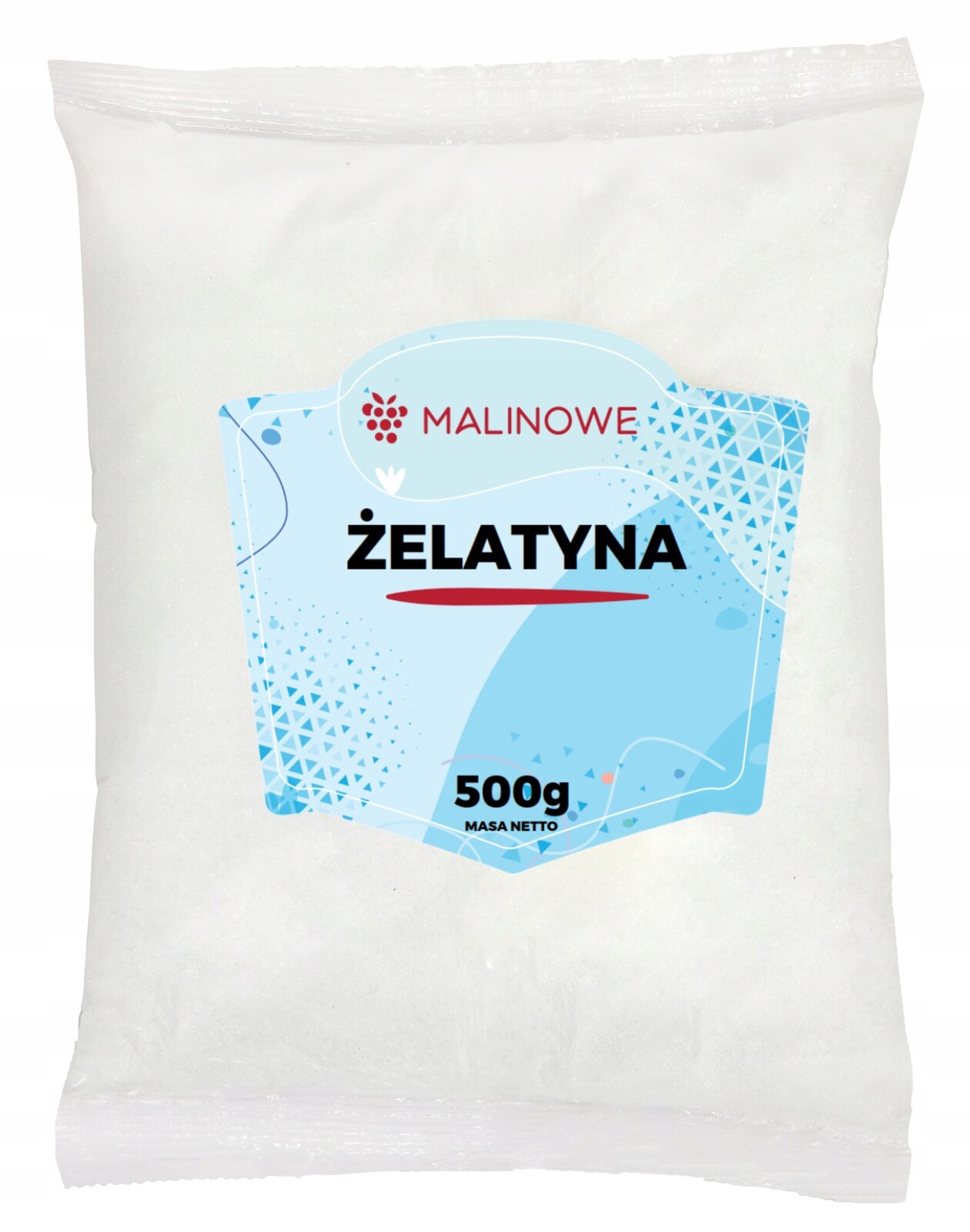 Želatina Malinowe v prášku 500 g