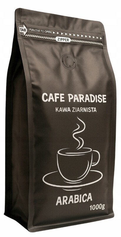 Káva zrnková Arabica cafe paradise Čerstvě Pražená 1000 g