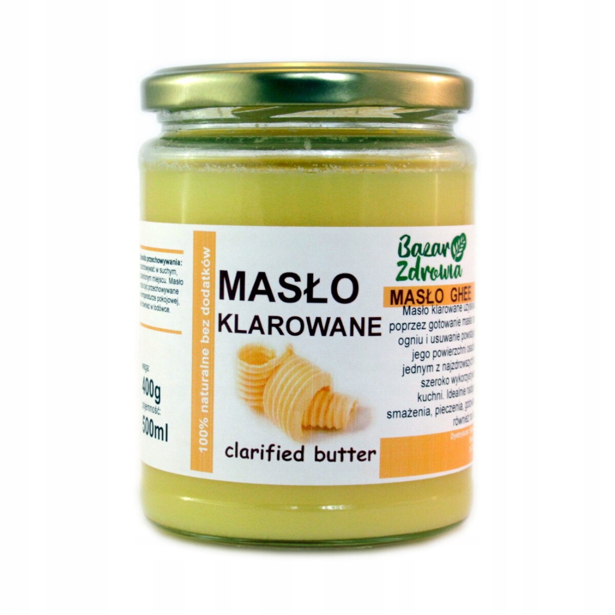 Ghí máslo Bazar Zdrowia 400 g