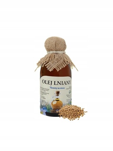 3X Lněný olej Lisovaný Za Studena 480 ml Flos Zdraví a příroda