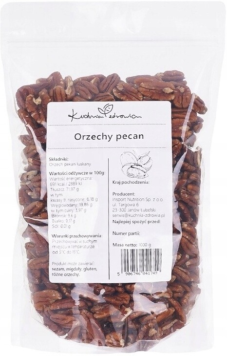 Pekanové ořechy Kuchnia Zdrowia půlky 500 g
