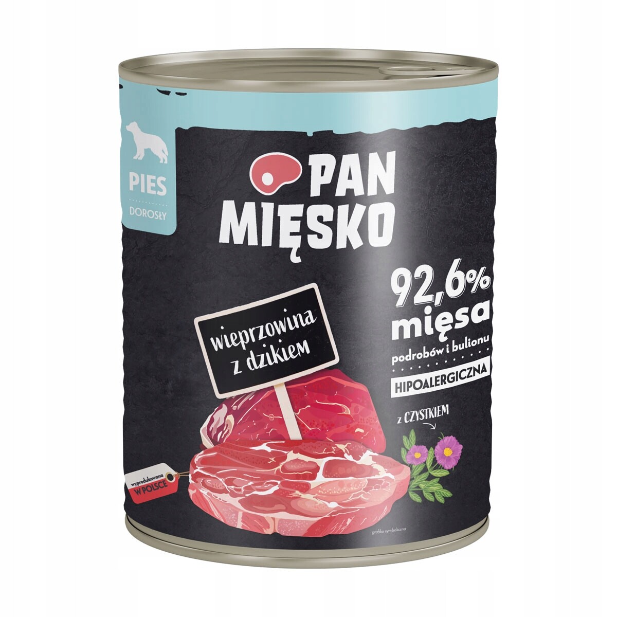 Vlhké krmivo Pan Mięsko vepřové s divočákem 800 g
