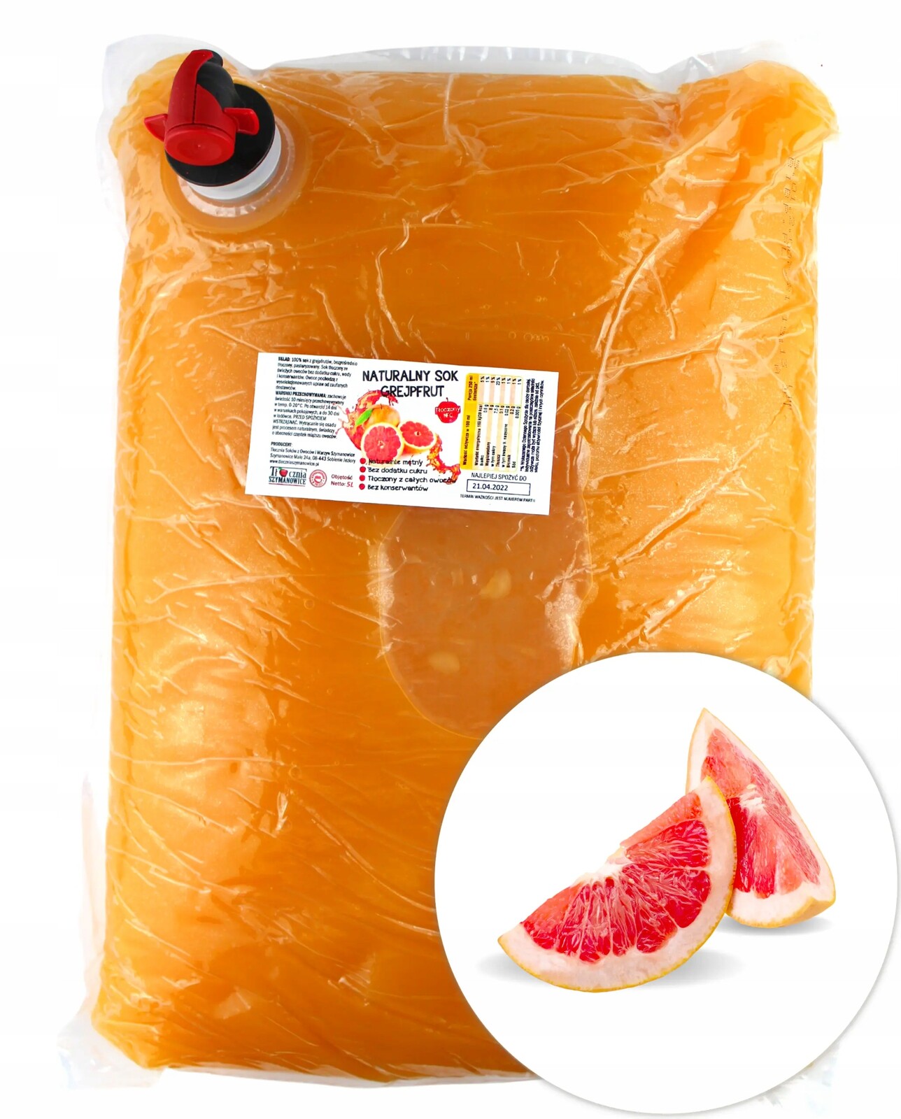Grapefruitová šťáva Tłocznia Szymanowice 3000 ml