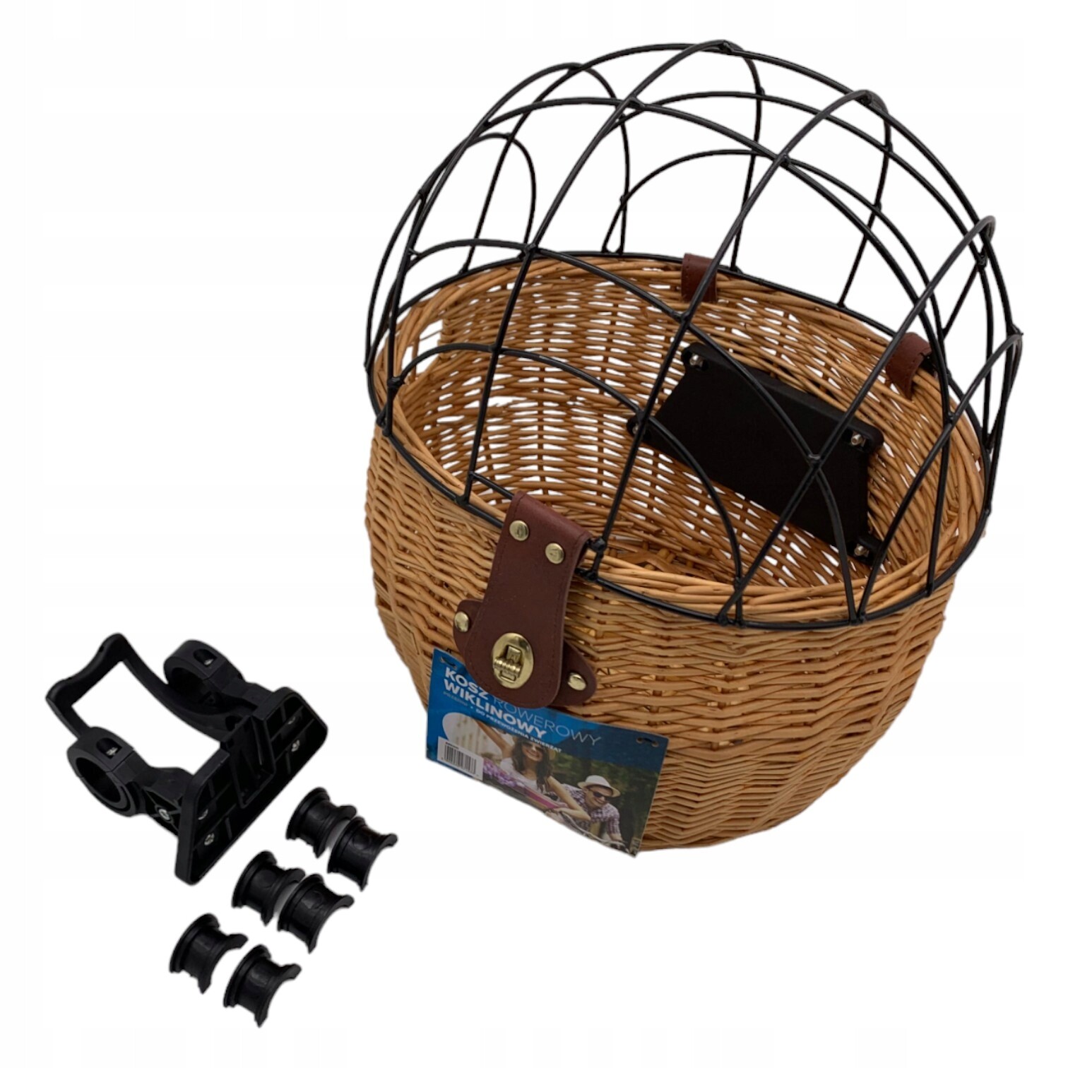 Košík na kolo Torq hnědý vel. S