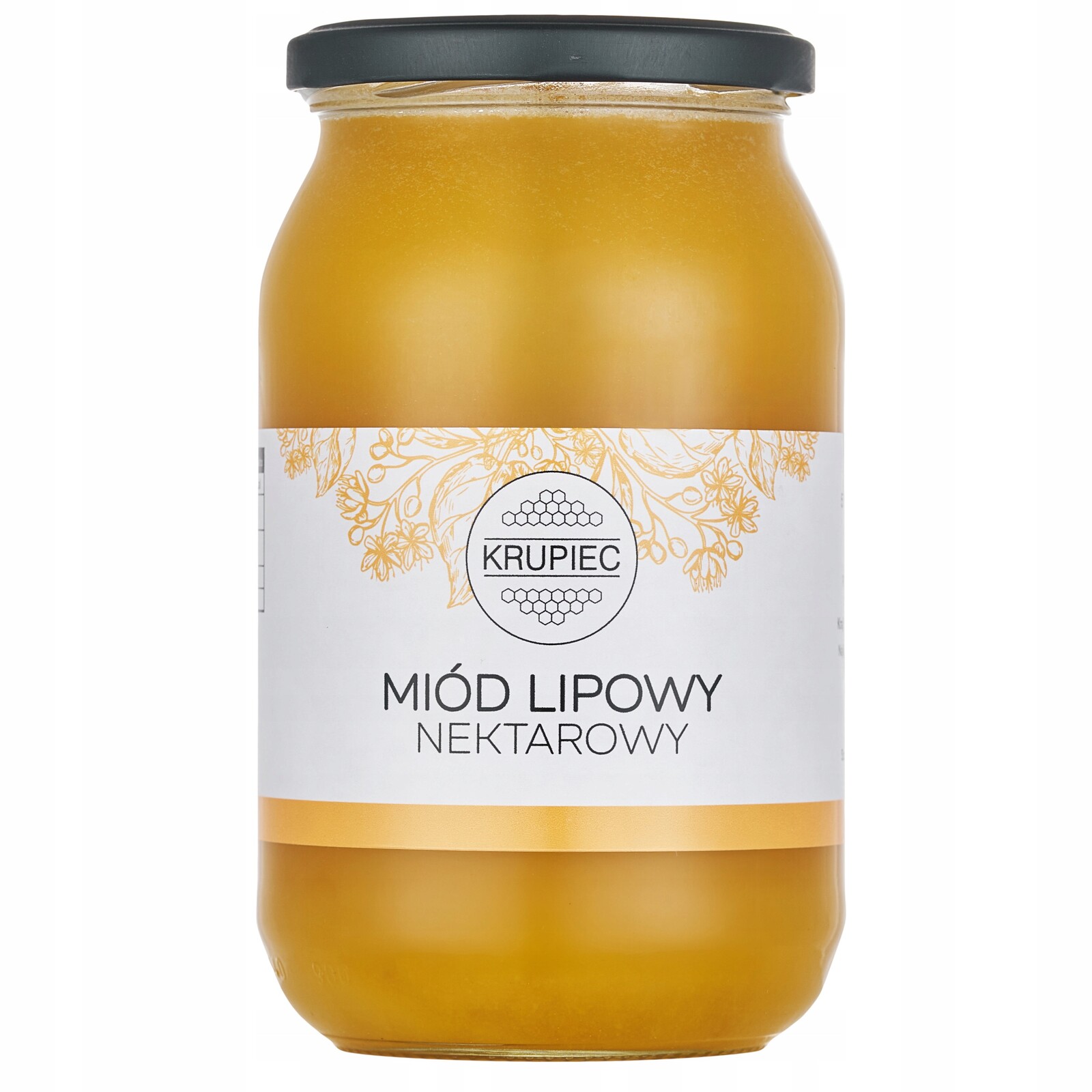 Lipový květový med tekutý Krupiec 1,2 kg