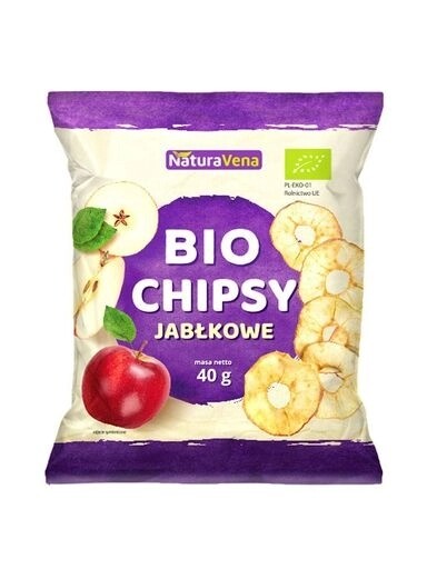 6 x Jablkové Chipsy Bio 40 g Naturavena