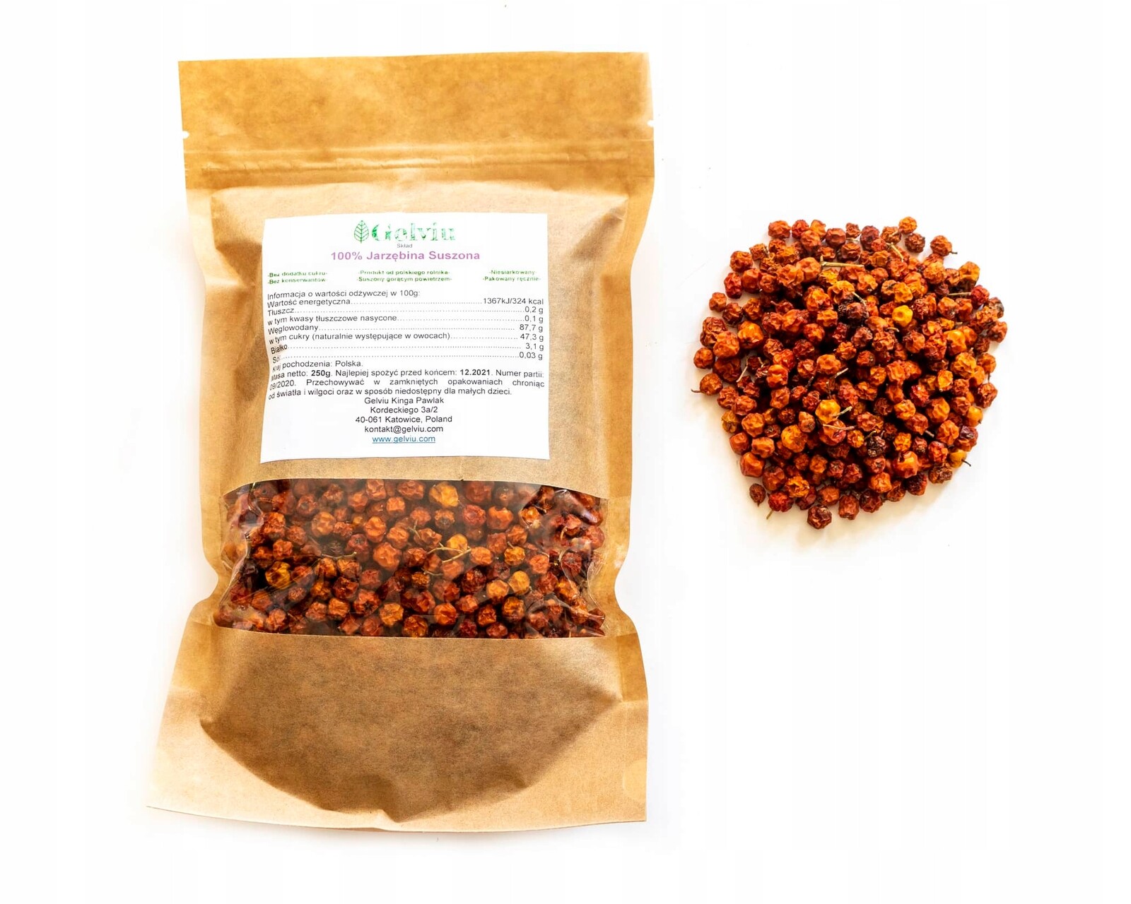 Ovocný Čaj Gelviu s větvičkami 1000 g