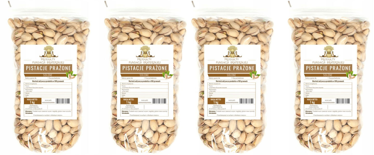 Pistácie Pražené Velké Solené 4 x 1kg f_braterska