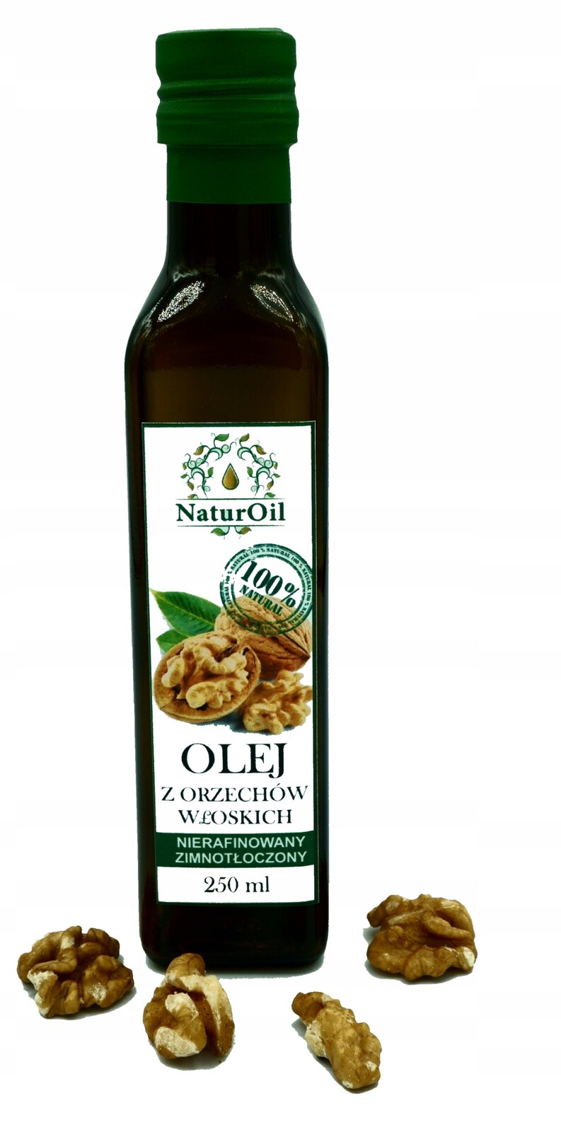 Olej z vlašských ořechů nerafinovaný NaturOil 250 ml