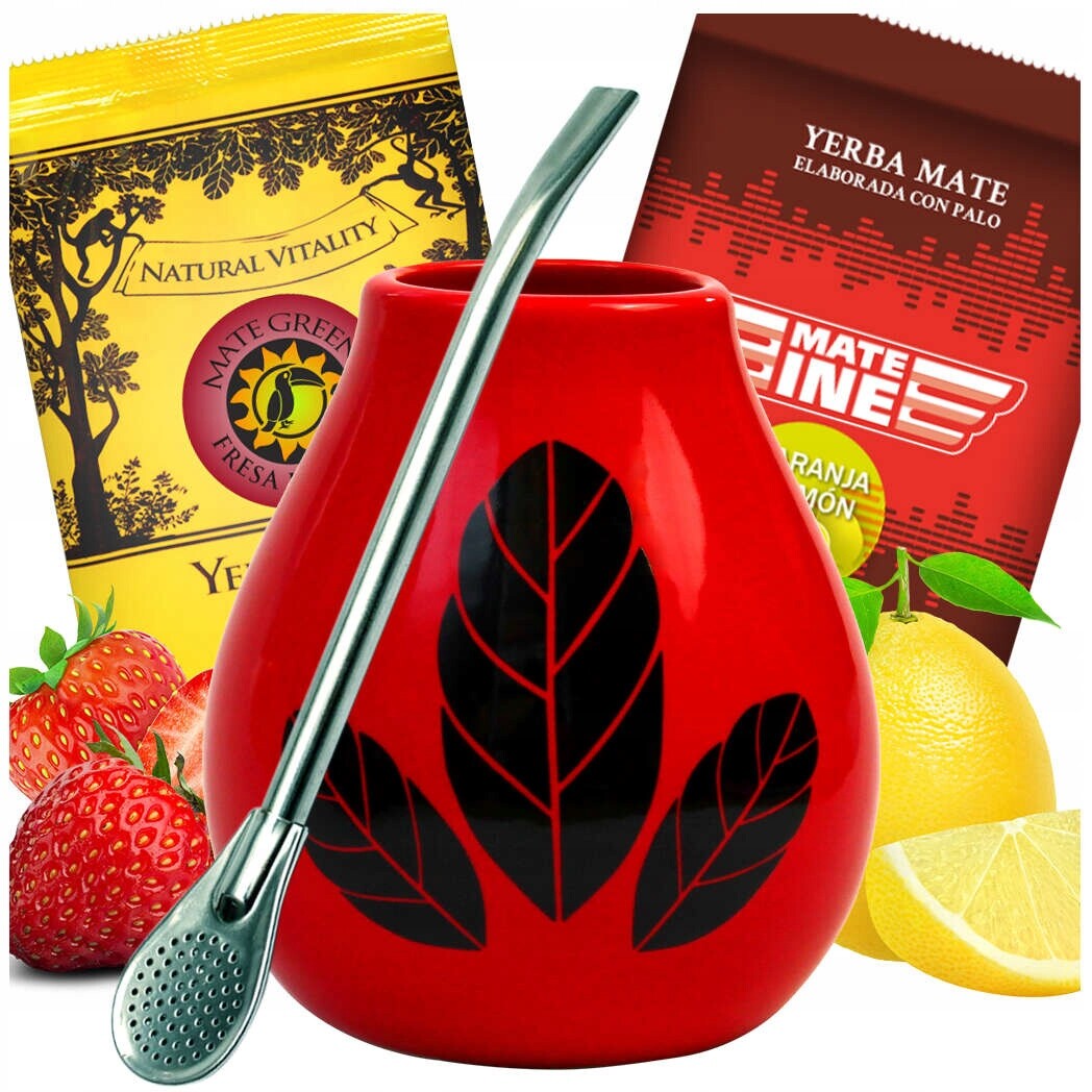Yerba Mate Green Fresa Frutilla 50 g Jahodová
