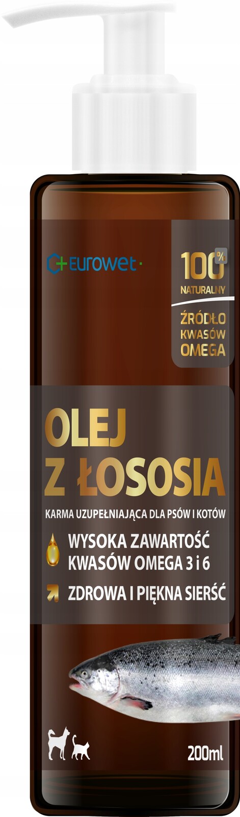 Eurowet Lososový olej 200 ml
