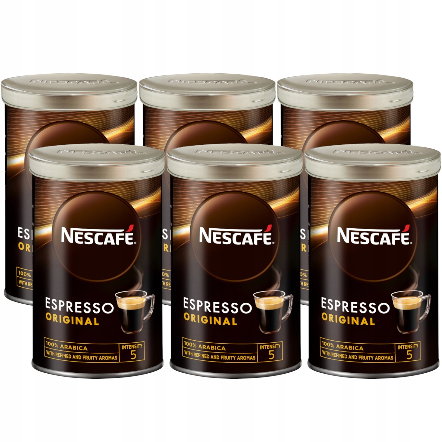 Káva rozpustná Nescafe Espresso Original 100% Arabika 6x 95 g