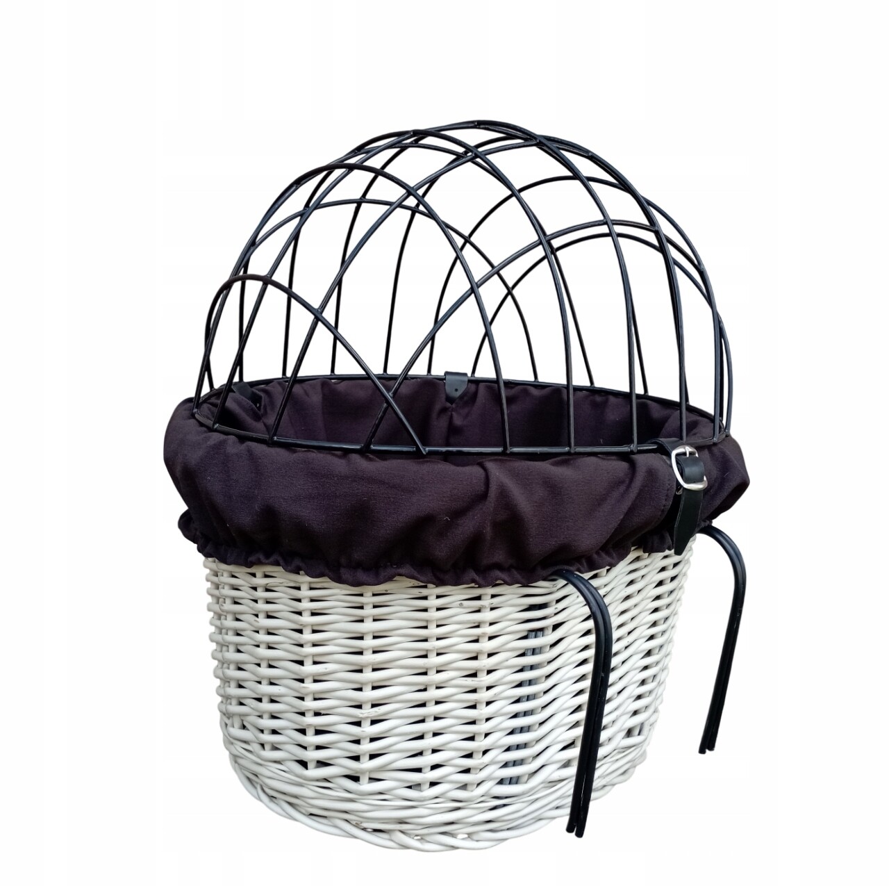 Přepravka pro psa Wiklinowe-kosze bílá L 44 cm x 36 cm x 44 cm