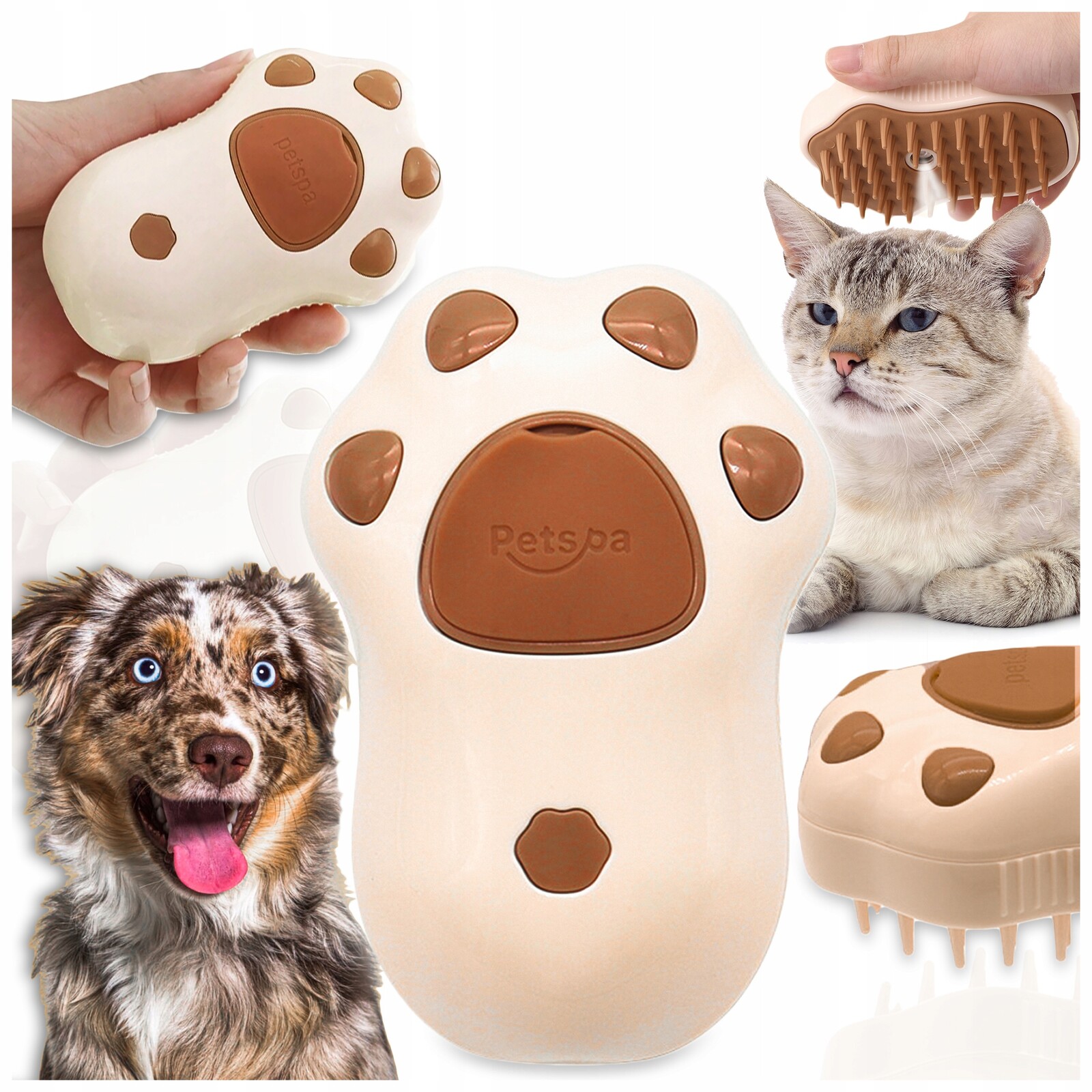 Parní Kartáč Pro Psa Kočku Elektrický Na Úpravu Srsti