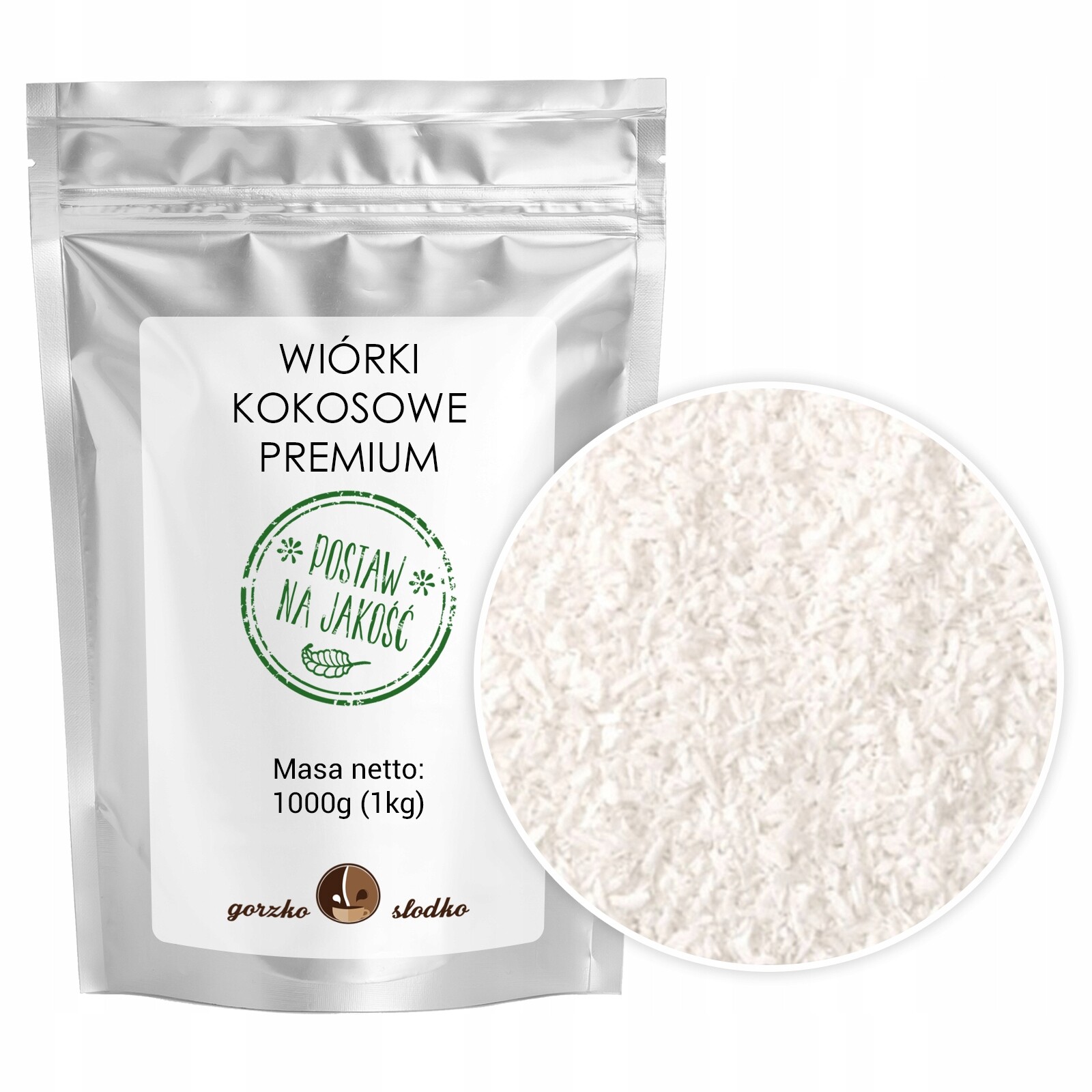 Kokos strouhaný GorzkoiSlodko 1000 g