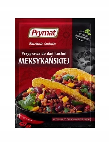 17 x Koření pro pokrmy mexické kuchyně 20 g Prymat