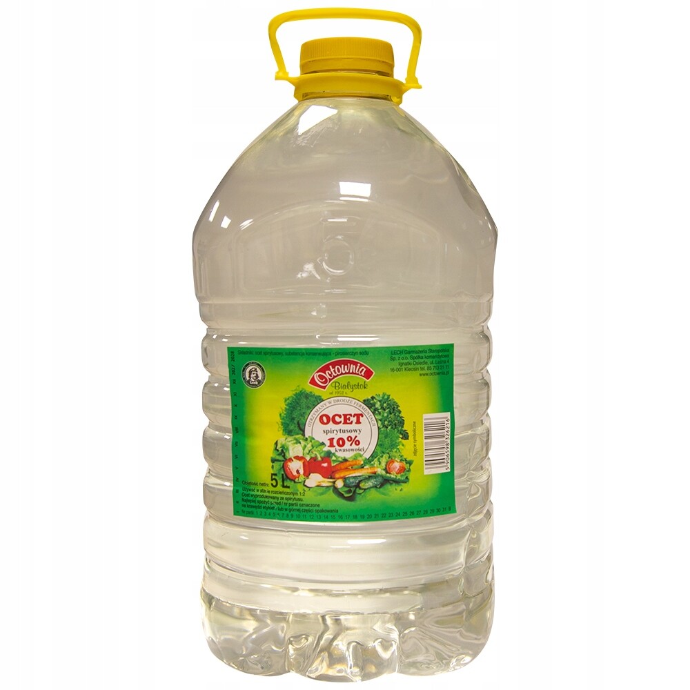 Ocet Spiritusový 10% Octownia Bělostok 5L