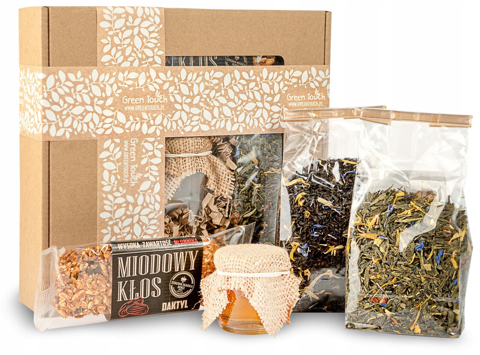 Dárek sada čajů s medem a tyčinkou