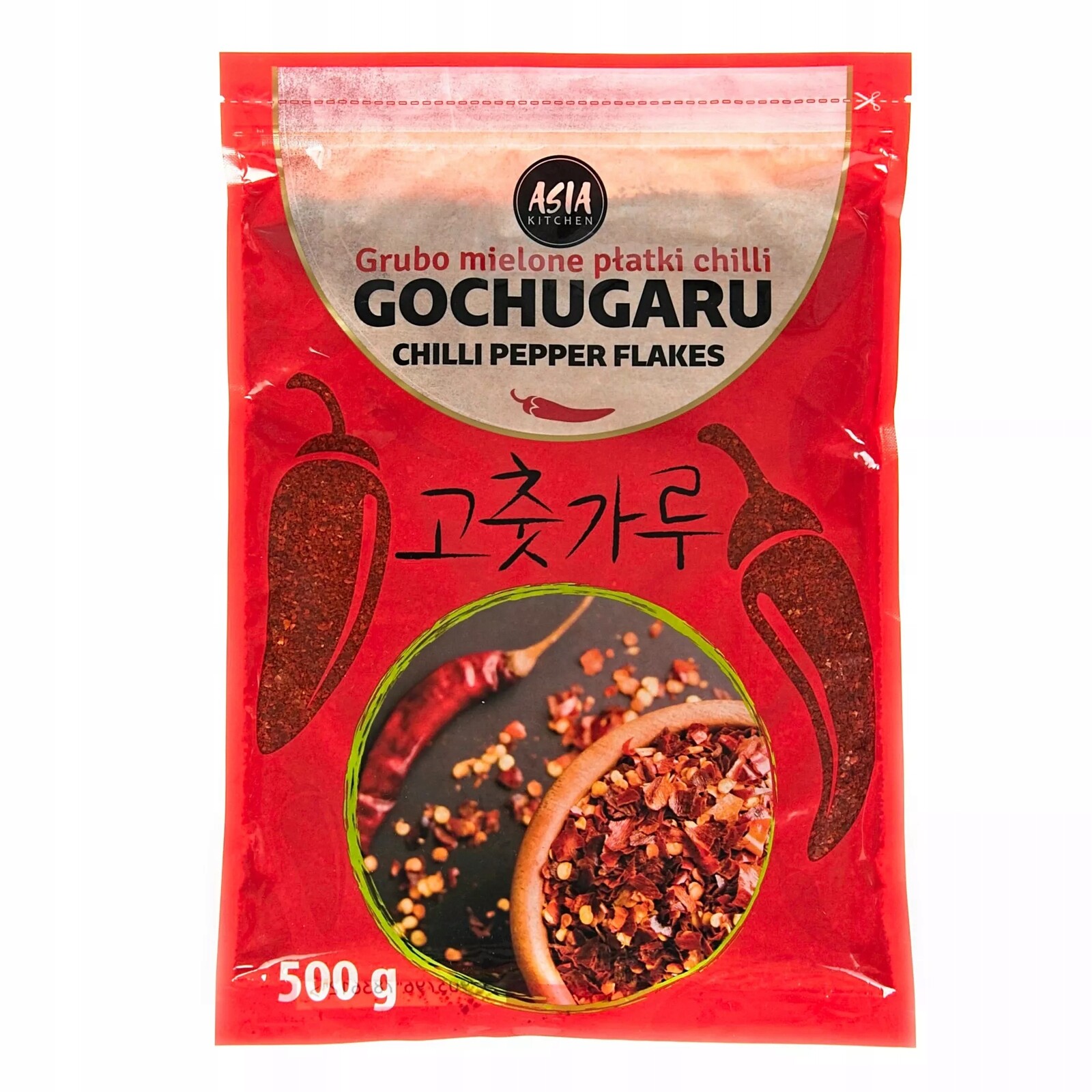 Asia Kitchen Gochugaru paprika hrubě mletá korejská na kimchi 500g