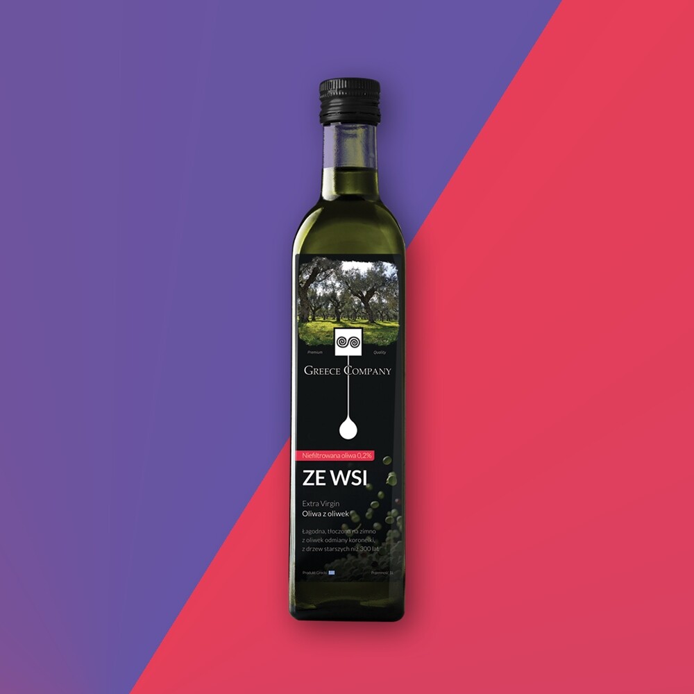 Olivový olej Z Vsi nefiltrovaný Extra Virgin suchý 0.2 1 L