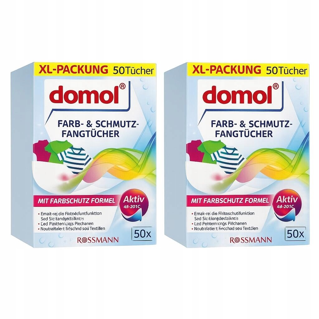 Domol Ubrousky zachycující barvy a nečistoty při praní 100ks Německé De