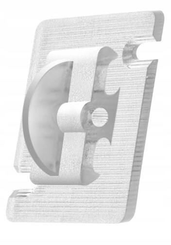 Úchytka pro síť na balkon proti ptákům, holubům a kočkám, průhledný,