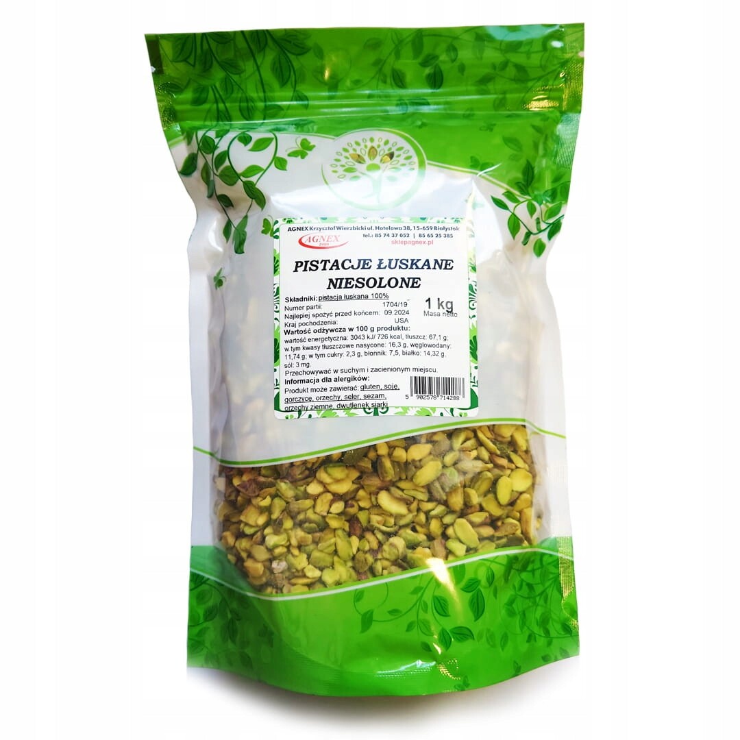 Pistácie Agnex celé ořechy 1000 g