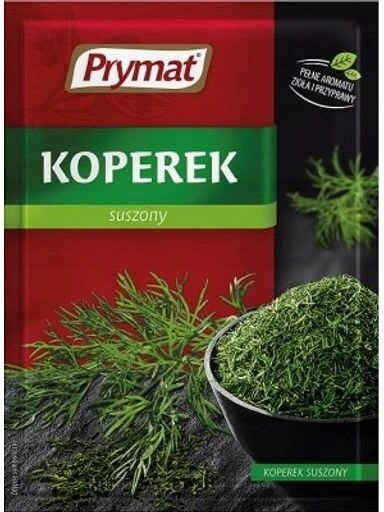17 x Prymat Kopr sušený 6 g
