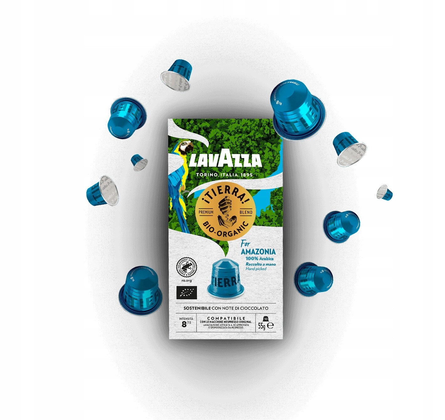 Kapsle do Nespresso Lavazza Tierra For Amazonia 100 ks