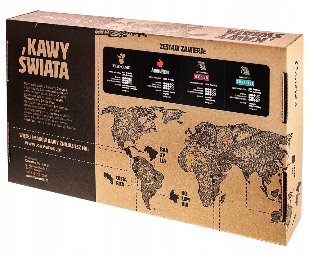 Arabica Caveres MIX 2 Káva káva 1000g