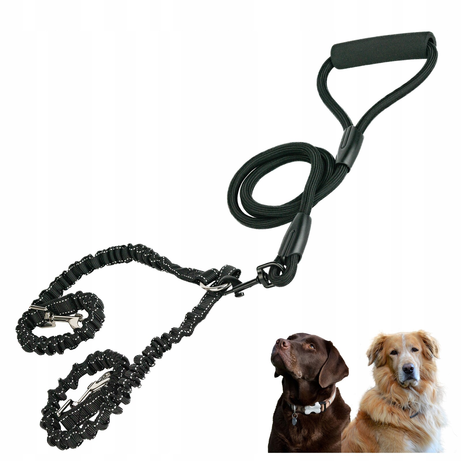 Vodítko Yoka pro dva psy 1,8 m