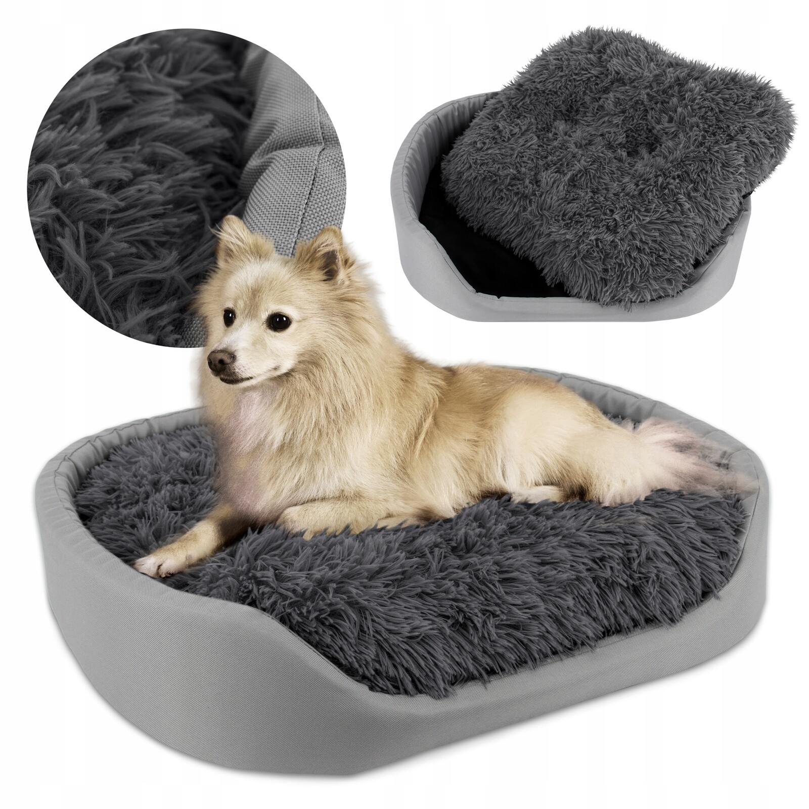 Psí kotec Dogguru šedá 65 cm x 55 cm