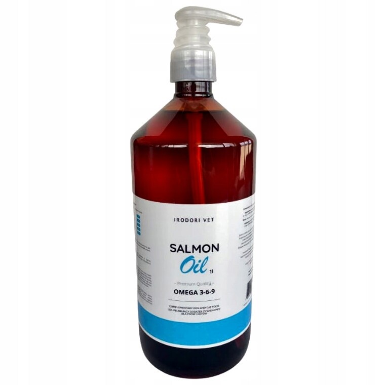 Lososový Olej Pro Psy A Kočky Salmon Oil Omega 3 Omega 6 Irodori Vet 1000