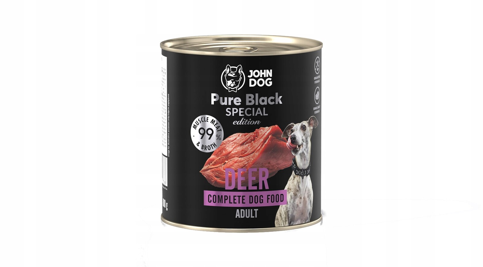 John Dog krmivo mokré krmivo s jelenem 0,8 kg